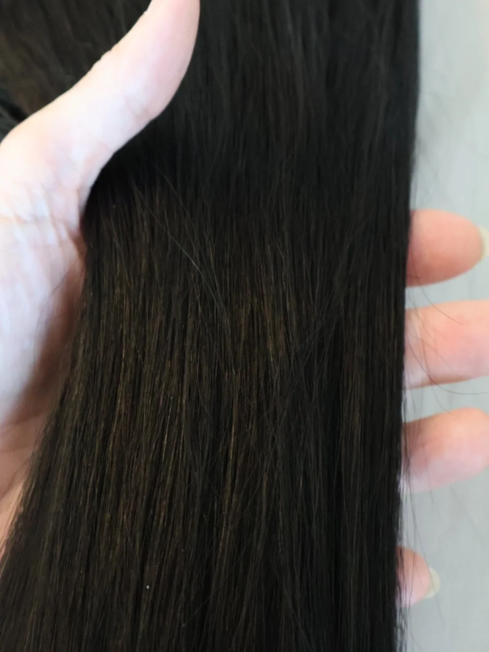 NEW 12A grade human hair genius weft level #1 black 22